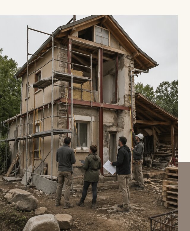 Реконструкция загородного дома под ключ в Соликамске от бюро