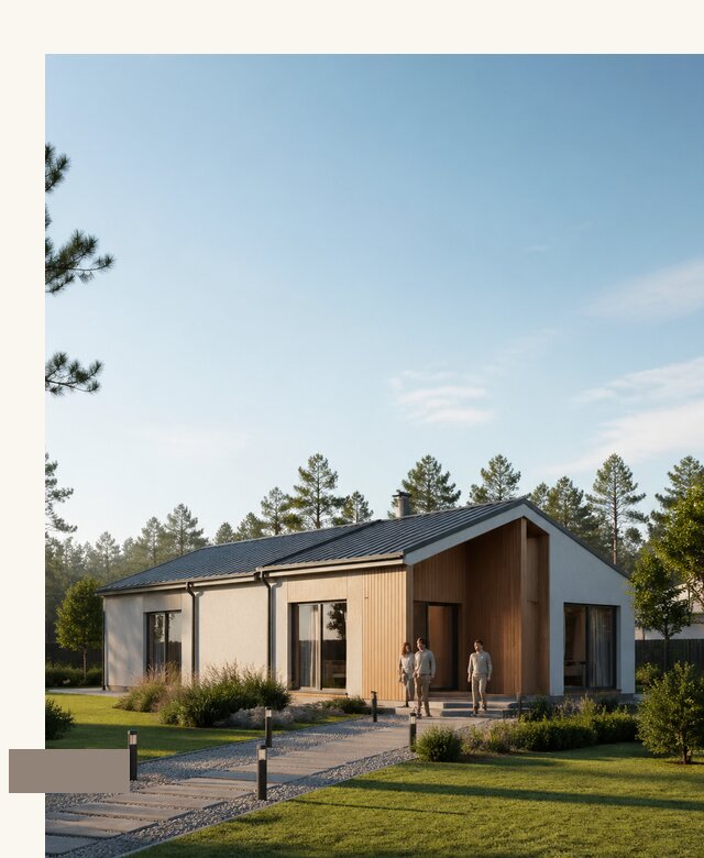 Одноэтажный дом 12 на 12 в Соликамске от 36068 р А3дПро-Слк